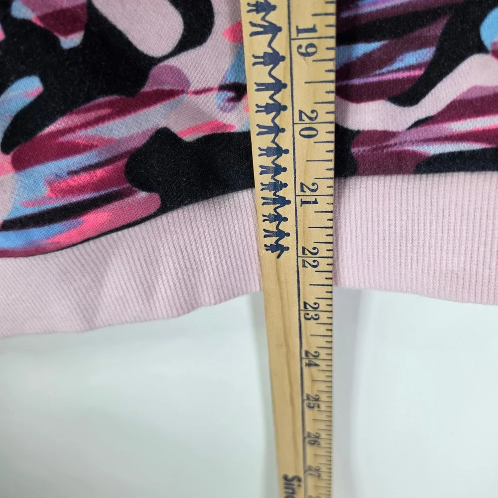 Under Armour Girls Hoodie YLG Youth Large Pink Camo Fleece Pullover Sweatshirt